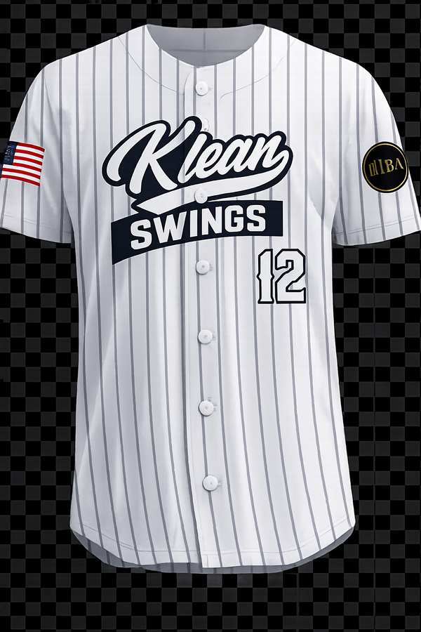 Klean White Pinstripe Uniform