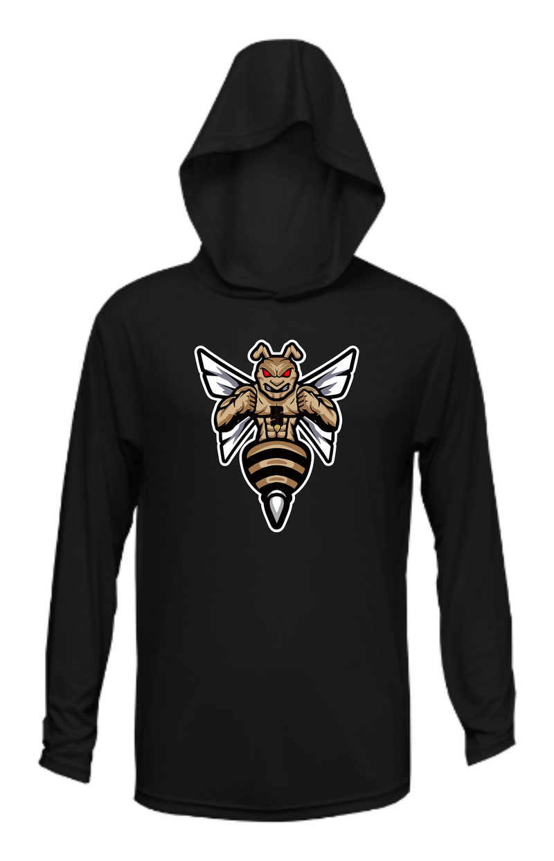Houston Stingers Long Sleeve Hooded Shirt